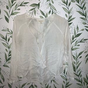 Boho White Blouse 🕊